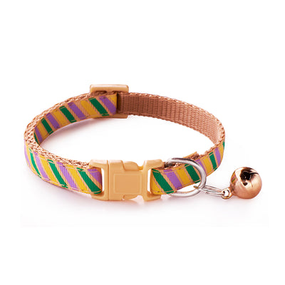 Campanas para Mascotas con Collar de Tela Estampada - Image 5