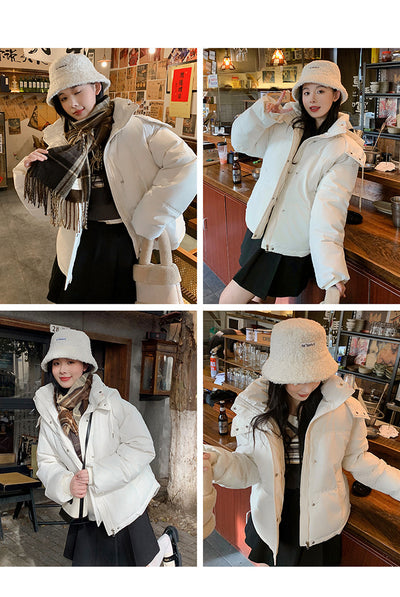 Chaqueta Acolchada de Algodón Suelta Estilo Coreano - Image 20