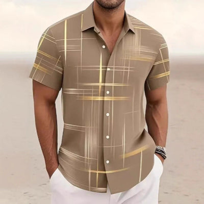 Camisa Casual de Botones para Hombre - Perfecta para Viajes y Aventuras - Image 4