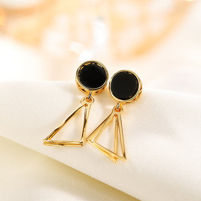 Aretes Geométricos de Lujo Minimalista para Mujer - Image 5