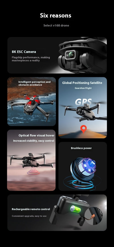 Dron GPS 8K con Retorno Automático y Evitación Inteligente de Obstáculos - Image 15