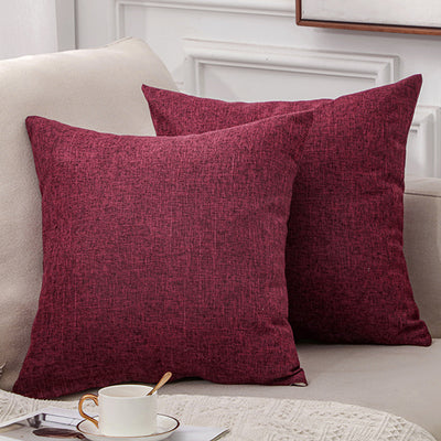 Almohada de Lino y Algodón para Sofá - Diseño Liso y Elegante - Image 18
