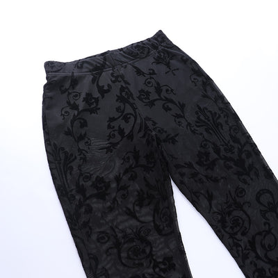 Pantalones Boho Transparentes Acampanados para Mujer - Image 25