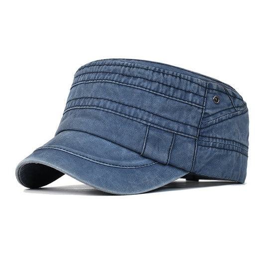 Gorra de Algodón Lavado Puro Color Liso para Hombre - Protección Solar Outdoor - Image 6