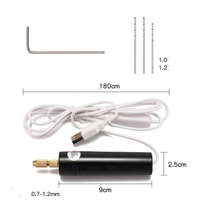 Bolígrafo Taladro Eléctrico Mini con Resina Epóxica DIY - Image 9