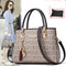 Bolso de Hombro Grande Estampado para Mujer - Bolsa Versátil Multiusos