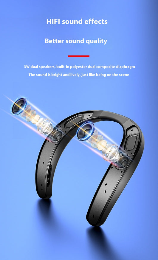 Parlante Bluetooth Estéreo Portátil para el Cuello - Image 12