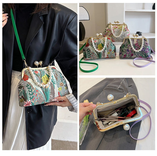 Bolso de Mano Vintage Estilo Pastoral para Mujer - Image 11
