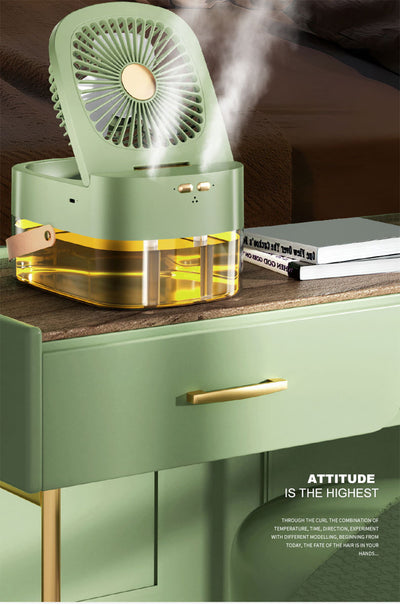 Mini Climatizador y Ventilador de Escritorio con Humidificador y Control Remoto - Image 12