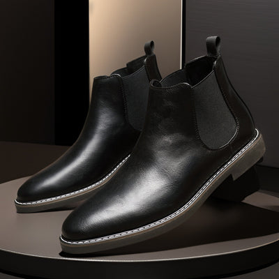 Botas de Cuero para Hombre Talla Grande con Punta Afilada - Image 2
