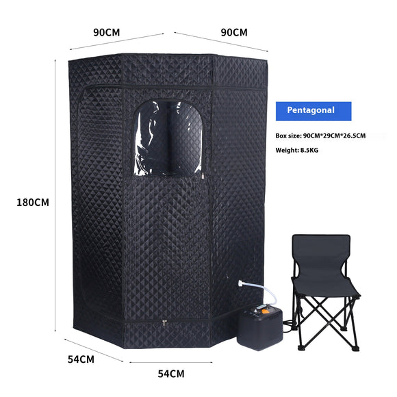 Sauna Portátil Plegable con Generador de Vapor - Sistema Completo para el Cuerpo