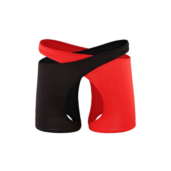 Bóxer Slip Sensual con Diseño Calado para Hombre