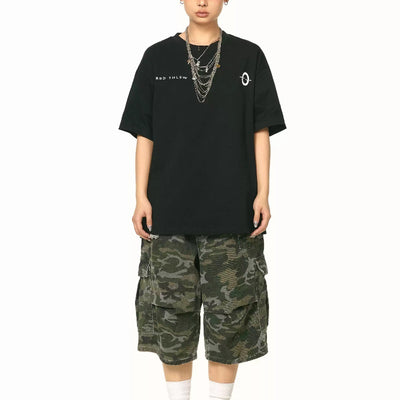 Camiseta Básica Negra y Blanca de Manga Corta Versátil - Image 10