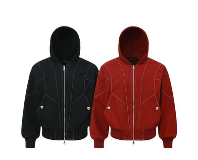 Chaqueta Suelta Retro Americana de Alto Impacto para Hombre - Image 11