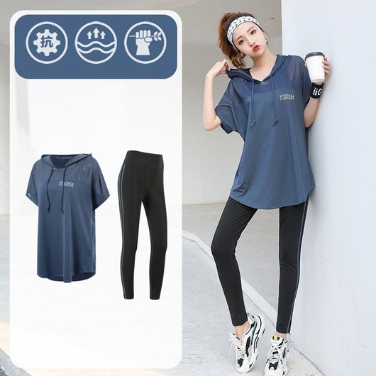 Conjunto de Yoga Suelto para Mujer - Tela Transpirable de Secado Rápido - Image 6