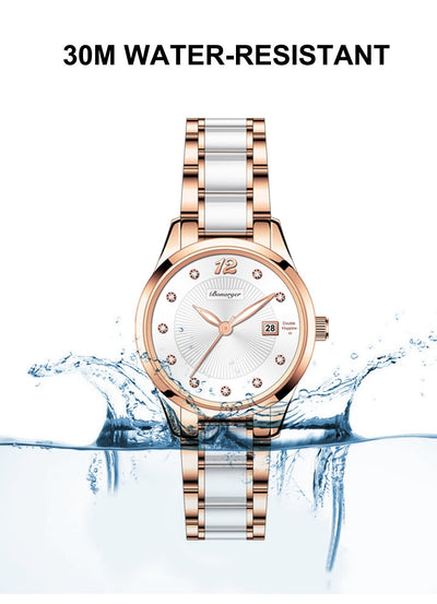 Reloj Elegante para Mujer Cerámica Resistente al Agua Diseño Minimalista - Image 11