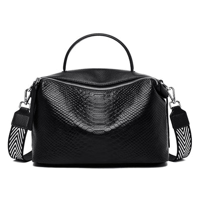 Bolso Bandolera de Cuero Genuino para Mujer - Diseño Minimalista y Versátil - Image 6