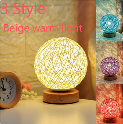 Lámpara LED Sepak Takraw Cielo Estrellado USB - Luz Nocturna Infantil de Mesita - Image 21