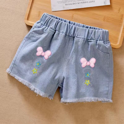 Shorts de Mezclilla para Niñas - Versátiles y Perfectos para Actividades al Aire Libre - Image 5