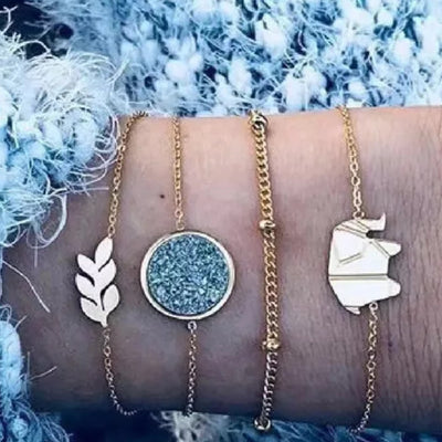 Set de Pulseras Bohemias Vintage con Cuentas y Amuletos para Mujer - Image 31