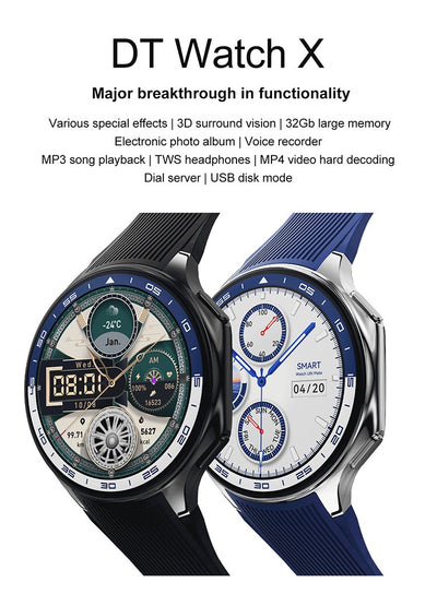 Reloj Deportivo Inteligente DT WATCH X con Monitor Cardíaco y Llamadas Bluetooth - Image 23