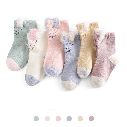 Calcetines de Algodón para Bebé con Diseños de Animales Tiernos - Image 5