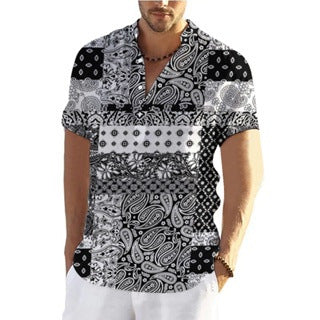 Camisa de Lino Cuadros Hombre - Manga Plaid Elegante - Image 15