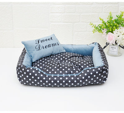 Cama Estampada de Cuatro Estaciones para Perros Pequeños - Image 10