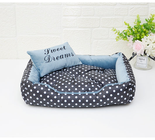 Cama Estampada de Cuatro Estaciones para Perros Pequeños - Image 10