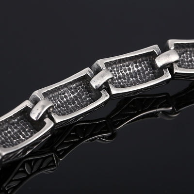 Pulsera de Calavera Punk Encaje Desgastado para Hombre - Image 9