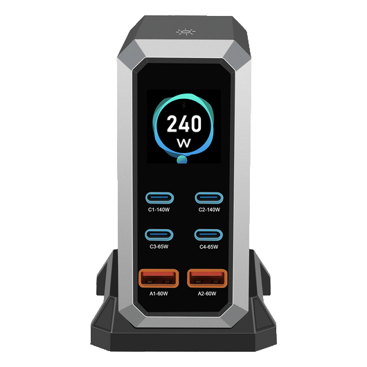 Cargador USB Múltiple 240W con Pantalla Inteligente - Image 8