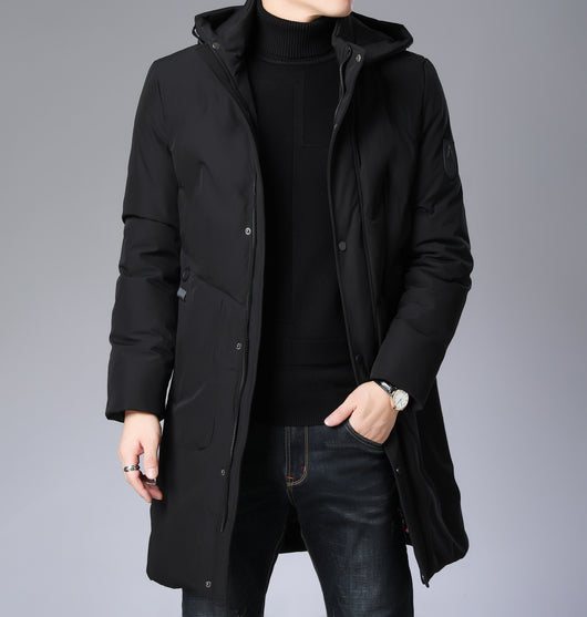 Abrigo Holgado con Capucha para Hombre - Image 12