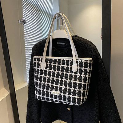 Bolso Tote Cuadros Asimétrico - Diseño Minimalista - Image 25