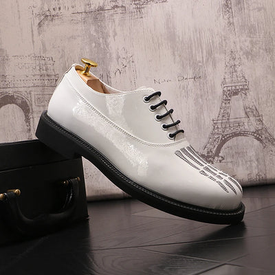 Zapatos de Cuero para Hombre con Suela Gruesa y Punta Redonda - Image 18