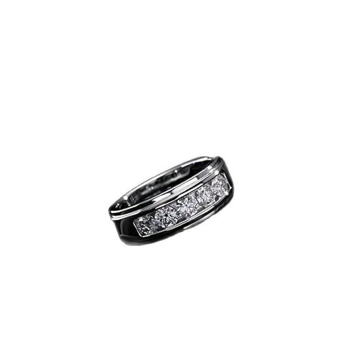 Anillo Hip Hop Diamante Moissanita de Lujo Cielo Estrellado - Image 14