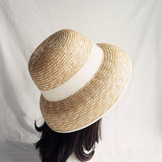 Sombrero Playero Vintage de Paja con Ala Acampanada Estilo Francés - Image 10