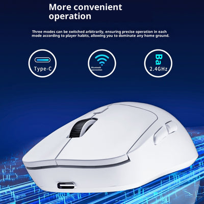Ratón Inalámbrico Silencioso Multimodo para Oficina, Notebook y Gaming - Image 2