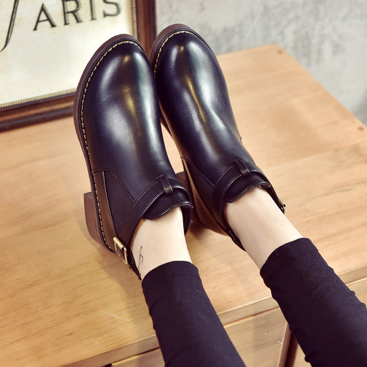 Botas Martin de Tacón Medio para Mujer - Estilo Británico Clásico - Image 2
