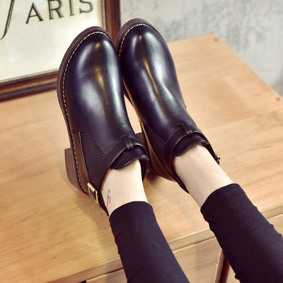 Botas Martin de Tacón Medio para Mujer - Estilo Británico Clásico - Image 2