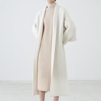 Cardigan Abrigo de Piel de Visón Polar - Image 8