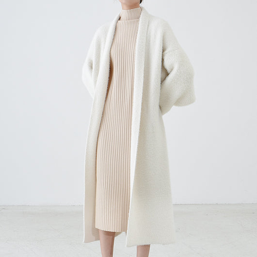 Cardigan Abrigo de Piel de Visón Polar - Image 8