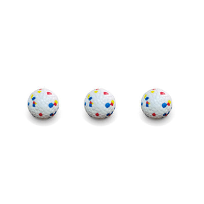 Orange and white pet intelligence ball dispenser with three foam balls, designed as a dog toy. - Image 8