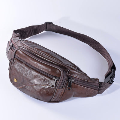 Bolsa Cruzada de Cuero para Hombre - Grande, Multifuncional y Resistente - Image 8