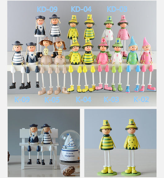 Muñeca Artesanal Colgante con Pies Pintados - Títere Decorativo - Image 13