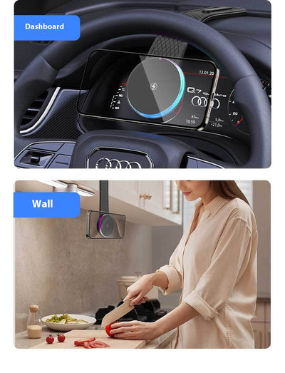 Soporte Magnético Inalámbrico para Auto con Luz LED y Aleación de Titanio - Image 16