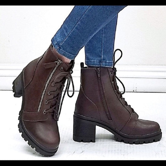 Botas de Tacón Alto para Mujer con Cierre de Cobre - Estilo Moderno para Otoño e Invierno - Image 5