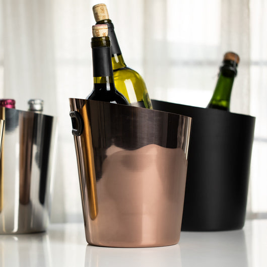 Cubo de Hielo Inclinado en Acero Inoxidable Premium