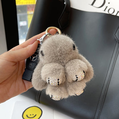 Llavero Colgante Conejo Peluche Mink Red Viral - Image 27