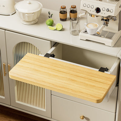 Extensión de Escritorio con Cajón sin Perforación - Soporte Ergonómico Plegable
