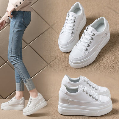Tenis Plataforma de Caña Alta con Cordones - Image 11